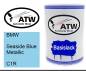 Preview: BMW, Seaside Blue Metallic, C1R: 500ml Lackdose, von ATW Autoteile West.